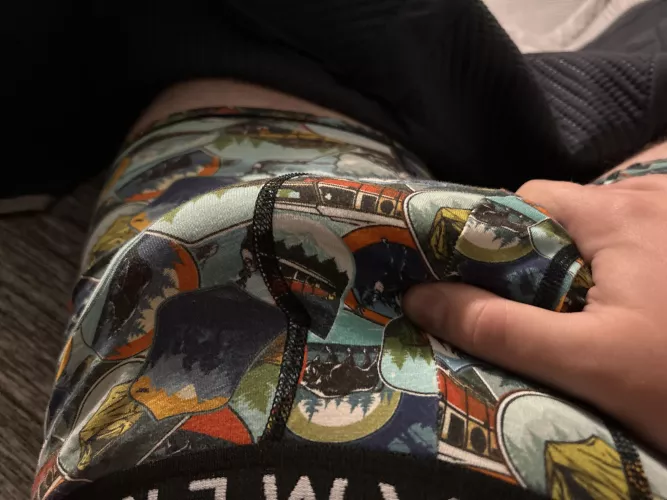 [21] someone was up before me this morning;) hope y’all enjoy my underwear 😂