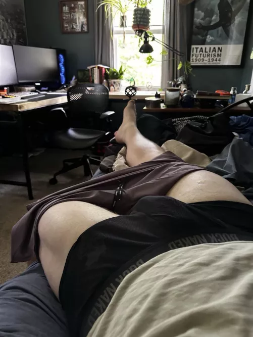 (30) Drained these big balls all over myself and I’m already ready for round two