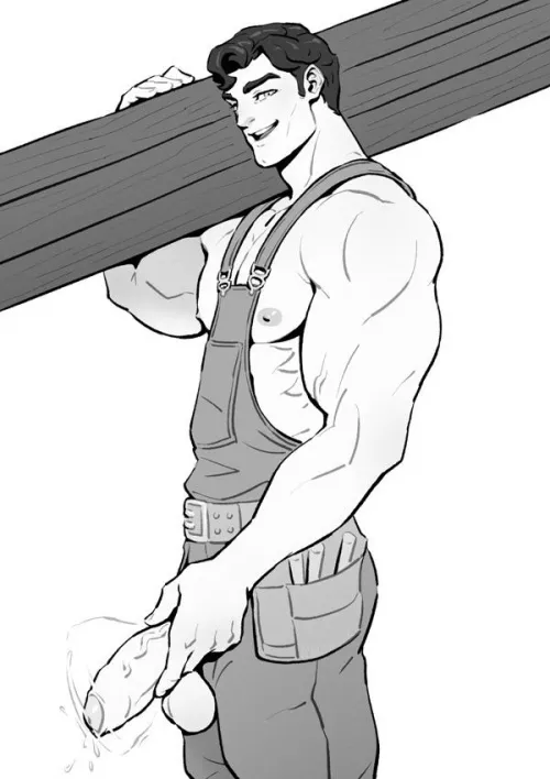 Clark Doing Farm Work (Schizoid)