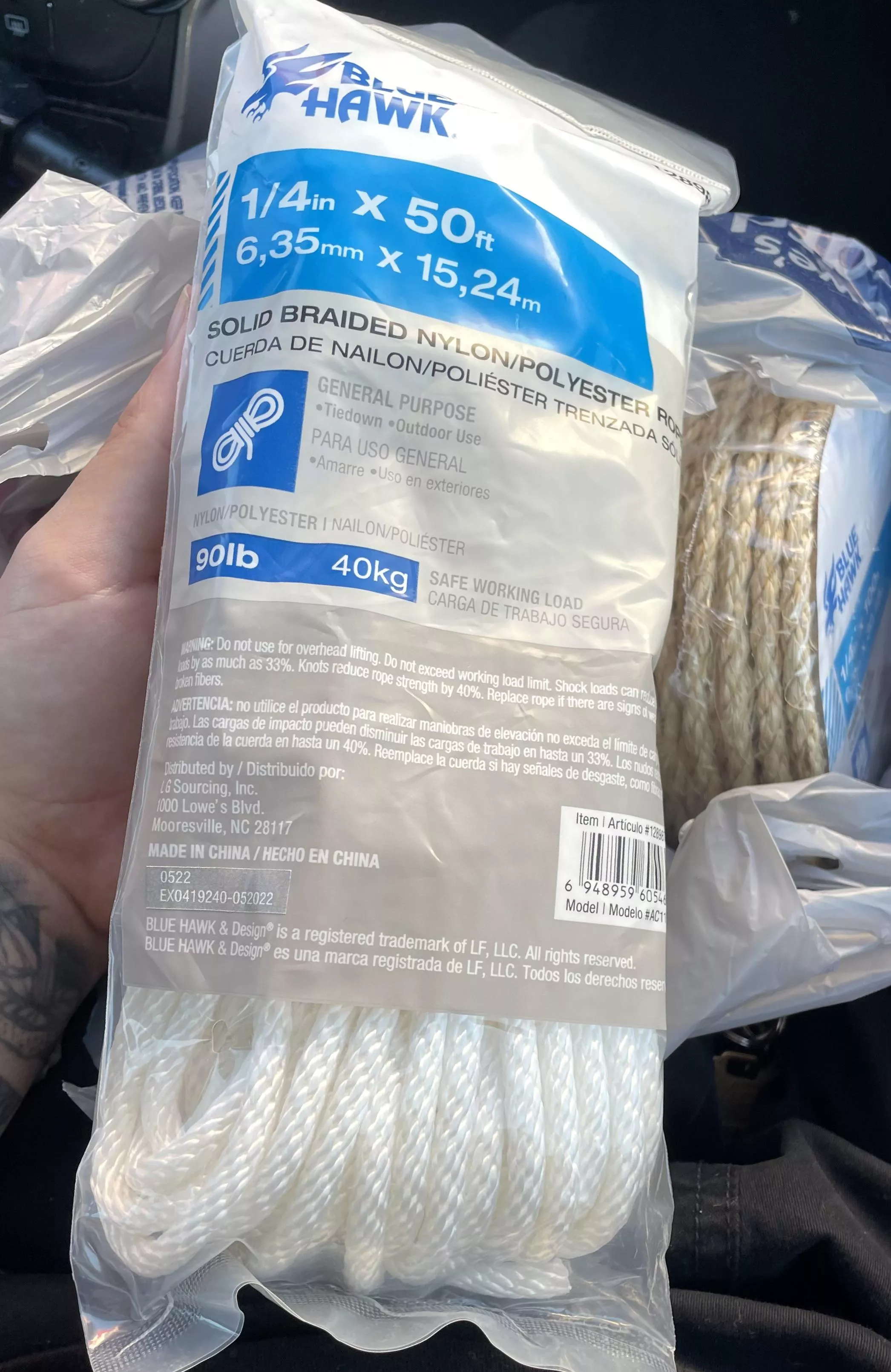 Did I get the right type of cheap synthetic rope for practice?