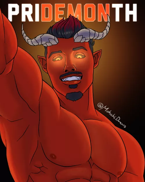 Happy Pri(de Mon)th! [OC by me, @mohchidraws]