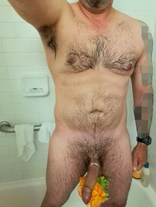 I'll hold your loofa while you wash your hair