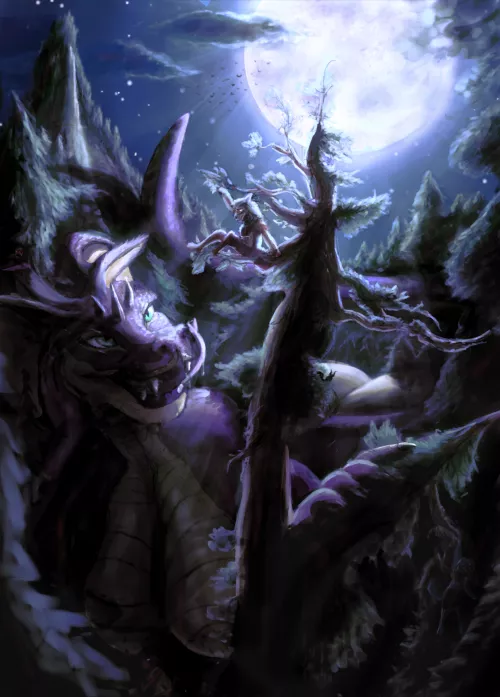 {image} 'Where SHE feeds...' Snake Crocodile Goddess hunts for food (My art) (impending) (g/t) (furry) (snake) (wolf)