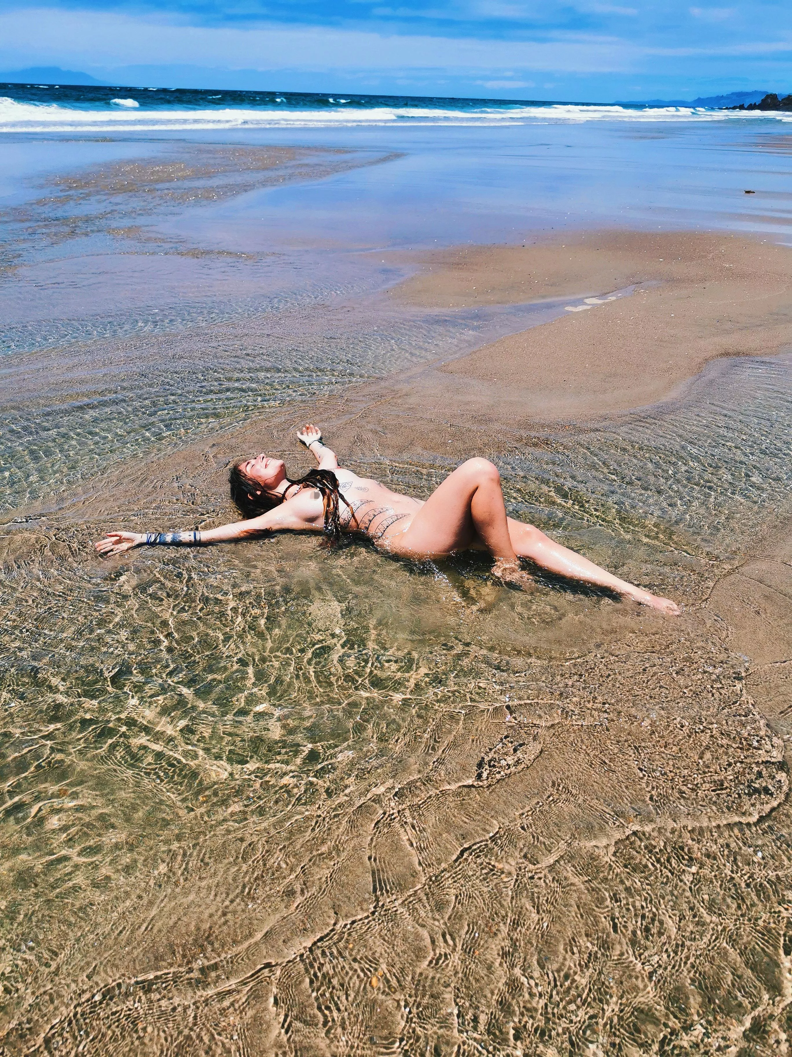 Just me naked at the beach.