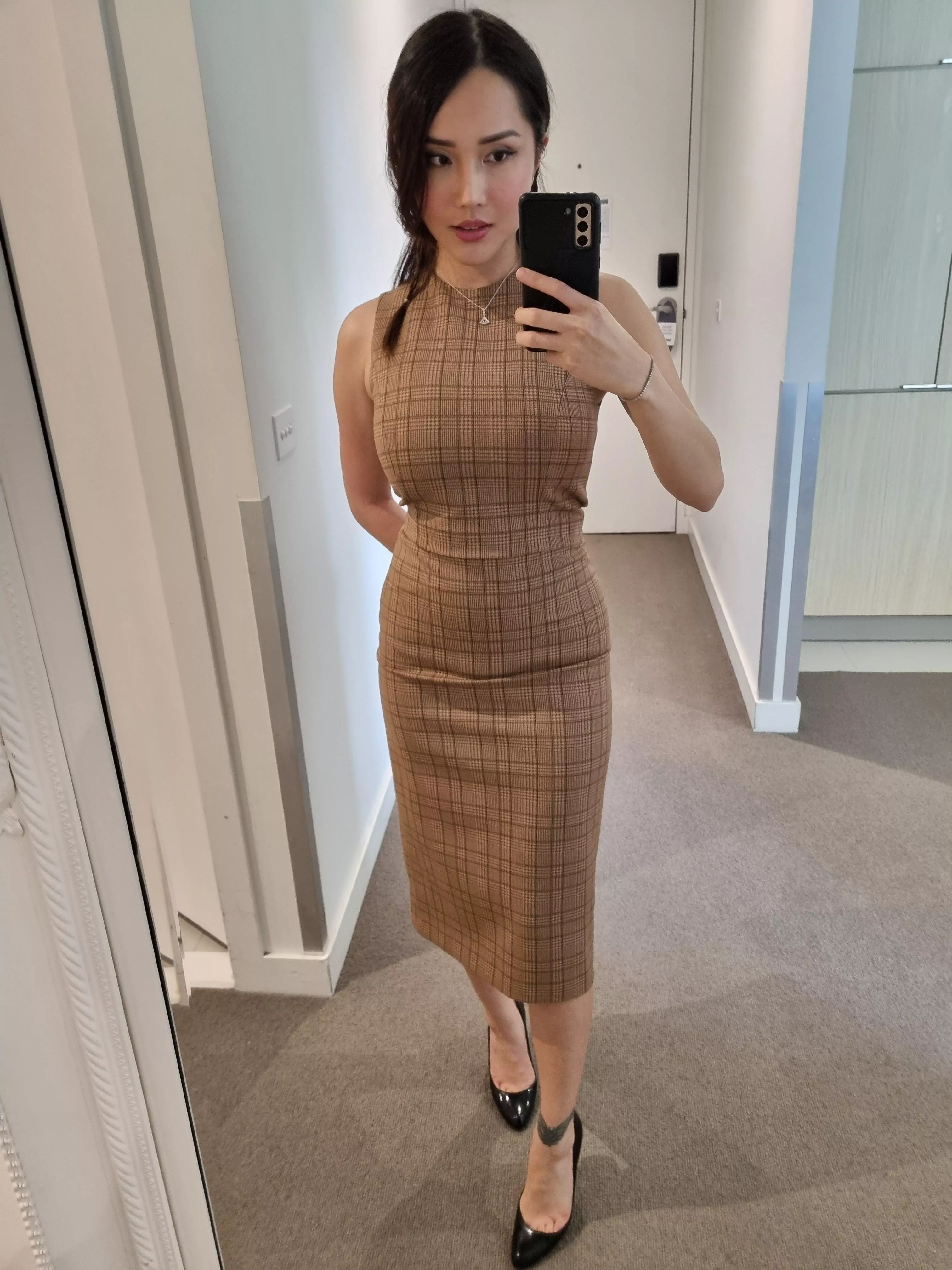 Matching top and skirt I wore to work. How is it?