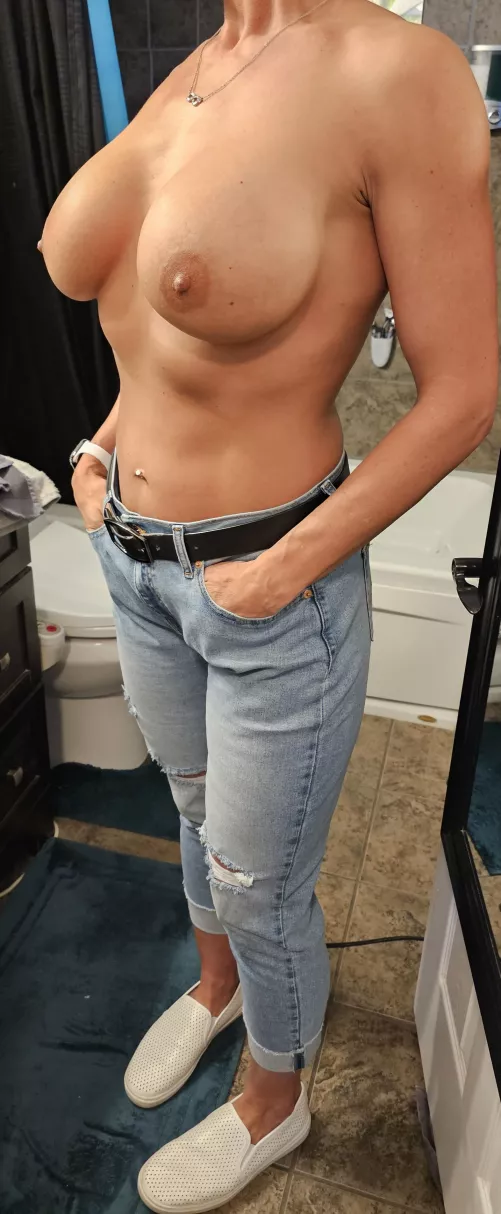 Topless in My New Jeans ;)
