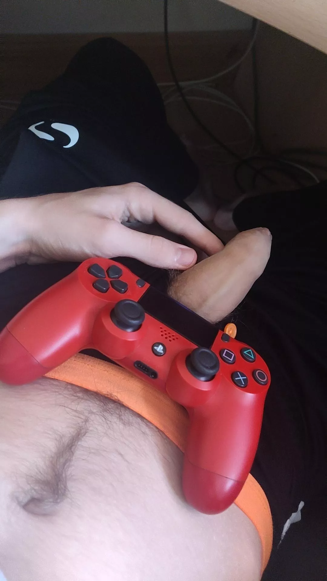Wanna suck me while I play?