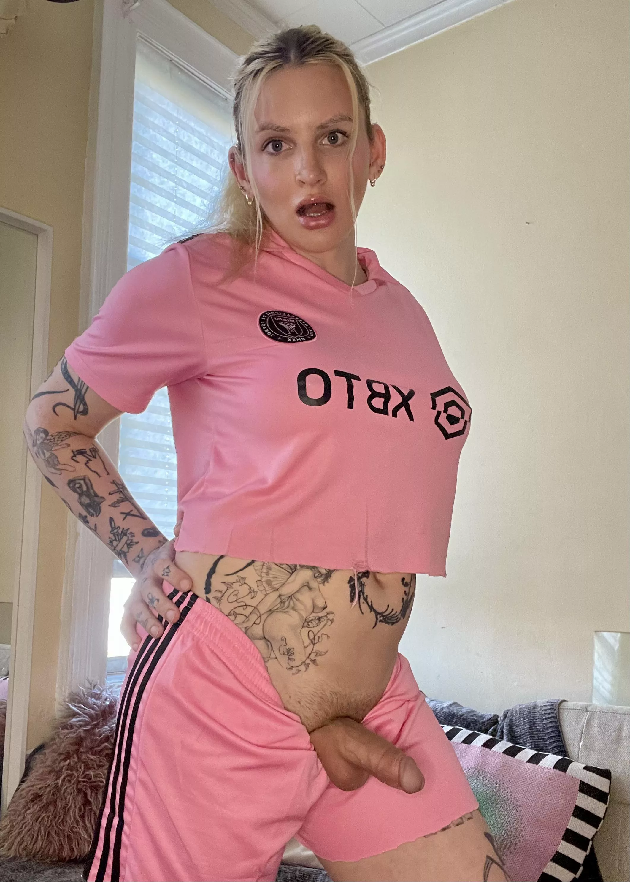 you walked in on me getting ready for soccer practice — what do you do next?