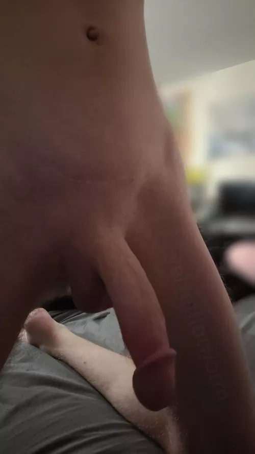 Accidentally flung precum on my phone and myself while taking this