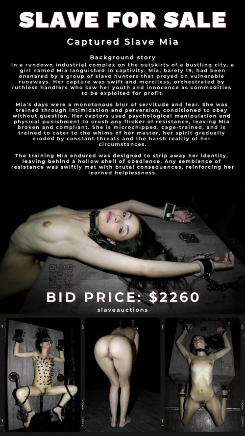 Captured Slave for Sale