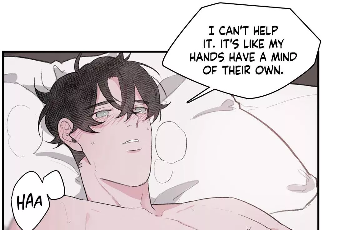 His chin has a mind of its own too