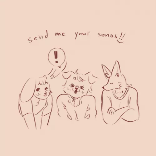 I'll sketch some sonas! 