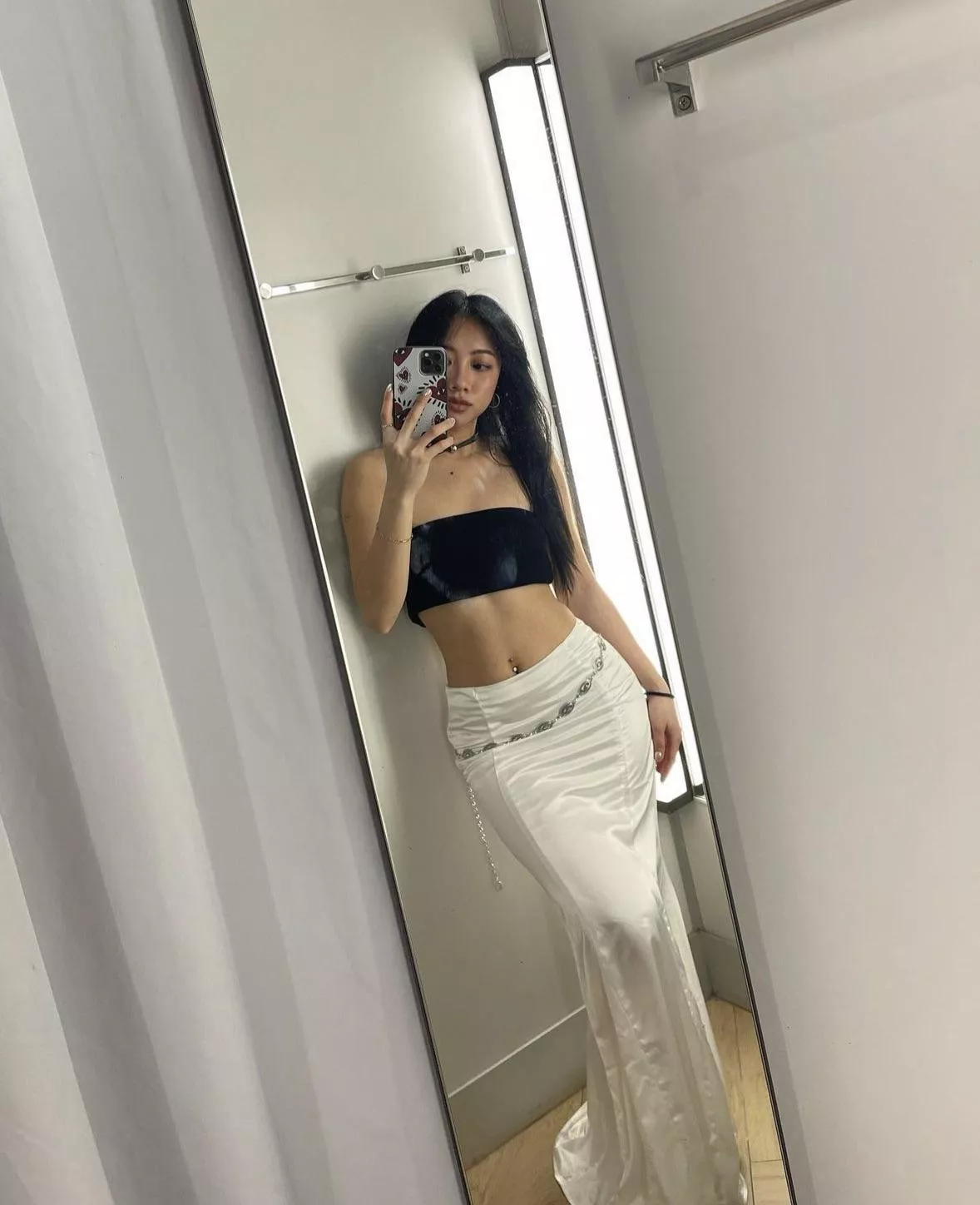 nothing under that skirt