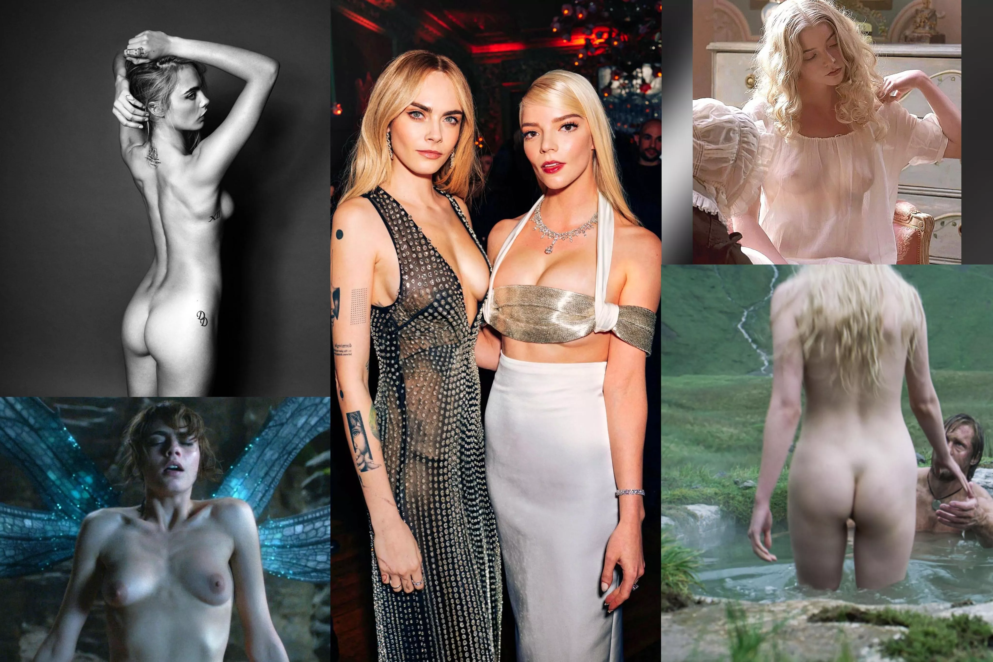 OnOff Groups: Cara Delevingne and Anya Taylor-Joy 