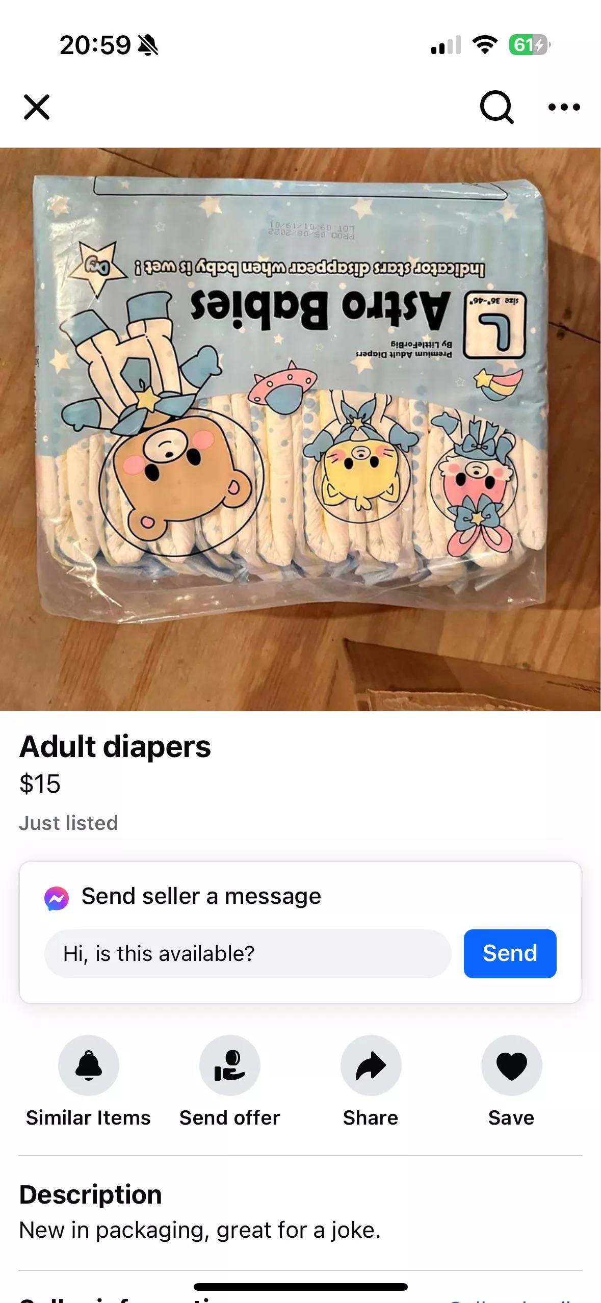 Secret ABDL, or did this person stumble on someone’s stuff?