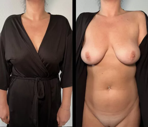 Trying out the new robe! 