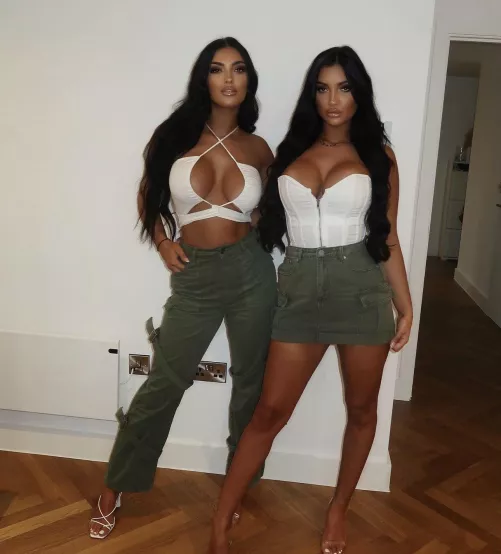 Twins before filming