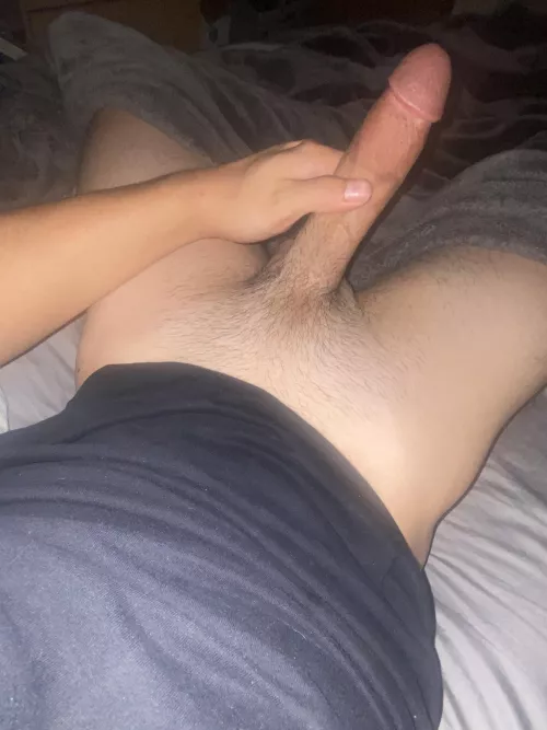 18 what do you think of my teen cock?