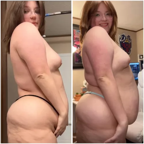 3 months of pigging out 🐷 notice a difference?