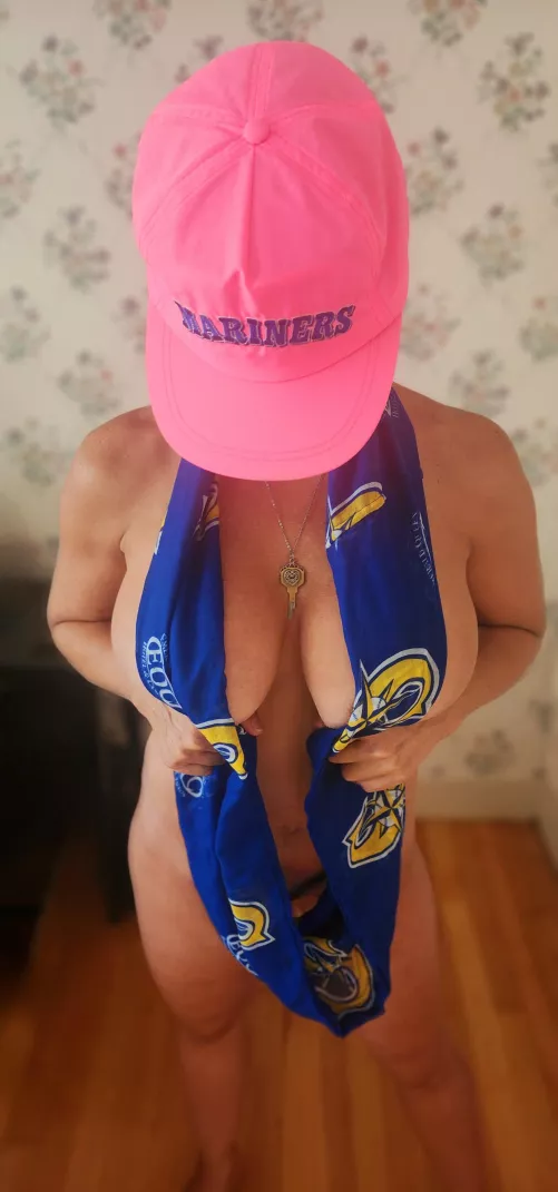 Are you watching me or the baseball game?