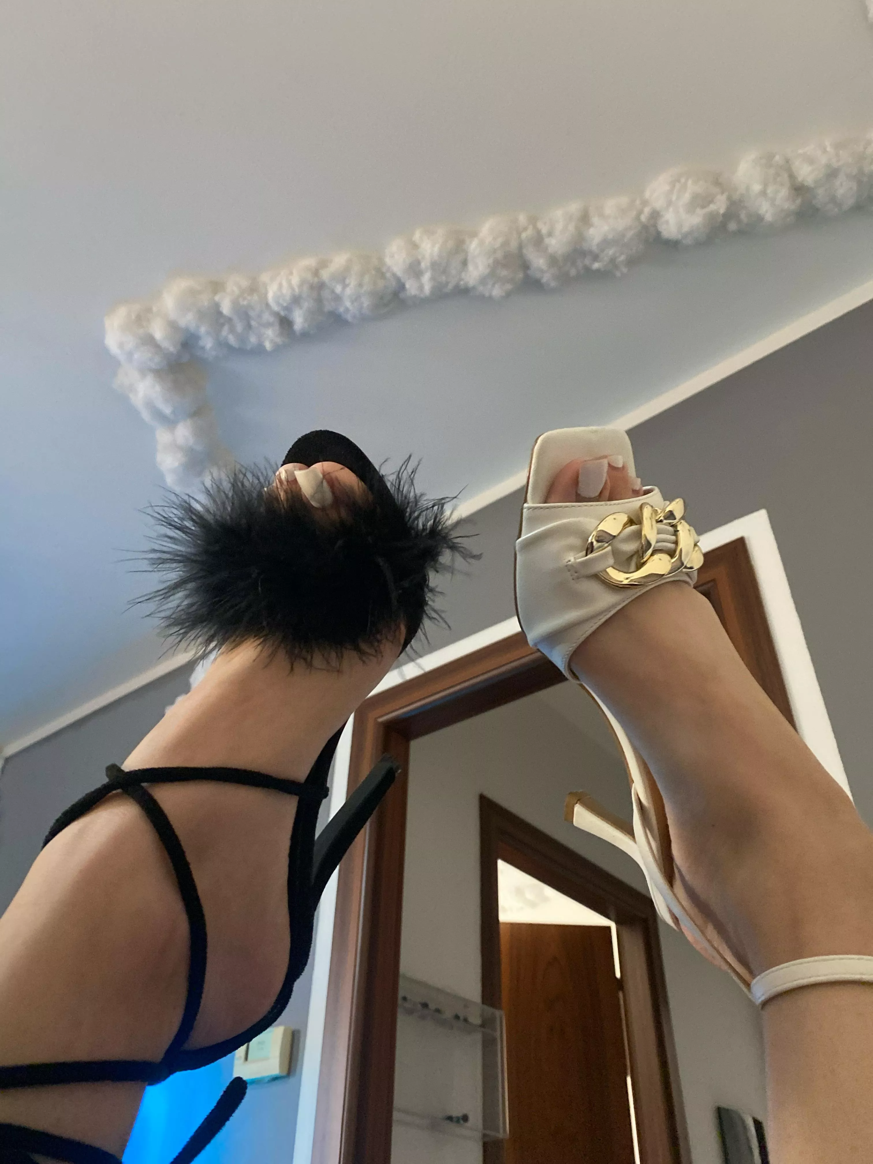 black or white heels?
