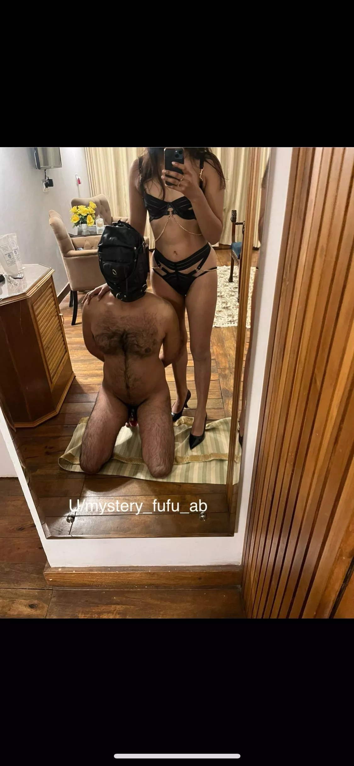 Look at that tiny locked clitty! You are of no use to a Goddess