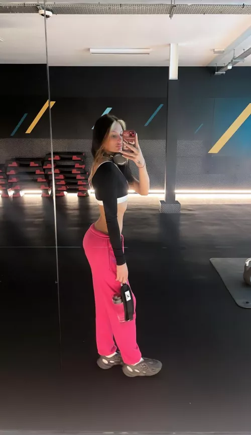 my best smile after 2 hours in the gym