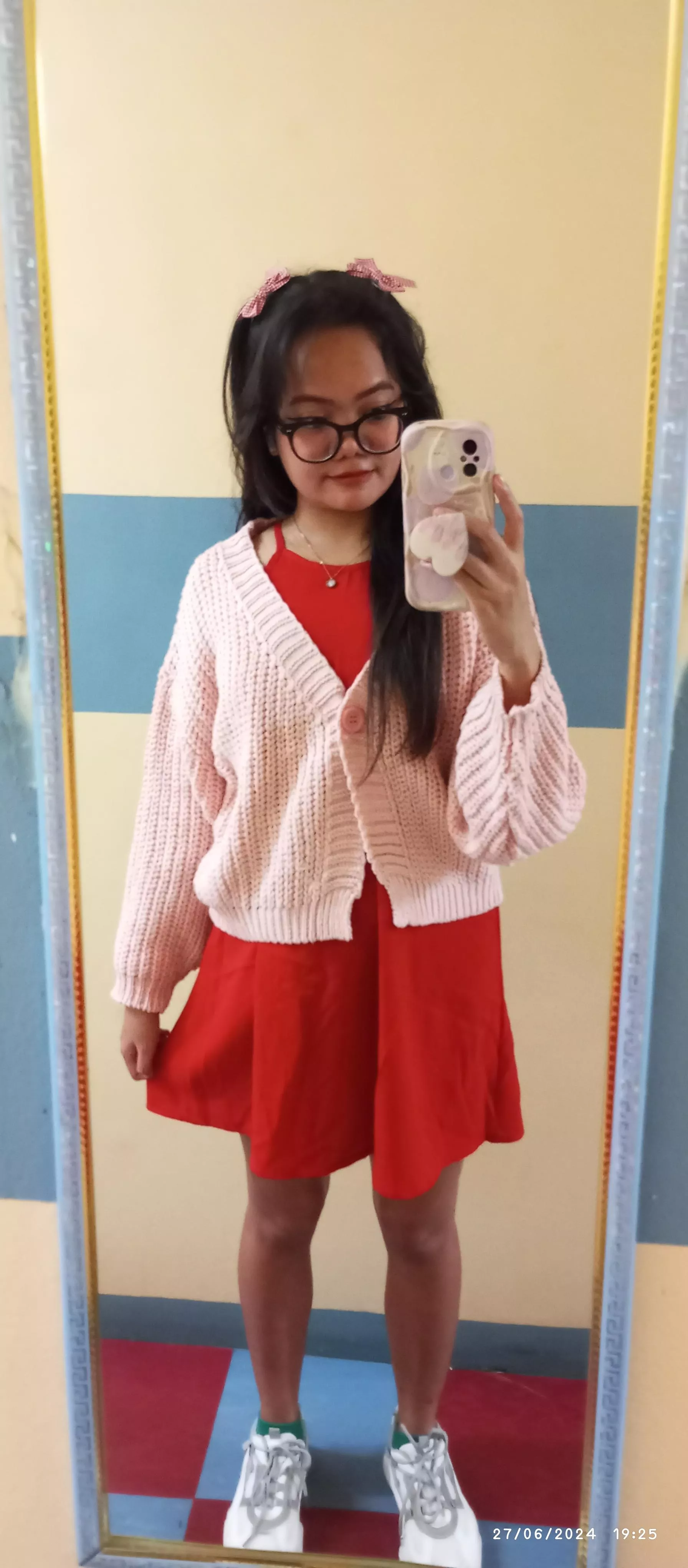 My favourite outfit so far. I've worn it at work hihi 🤭🩷