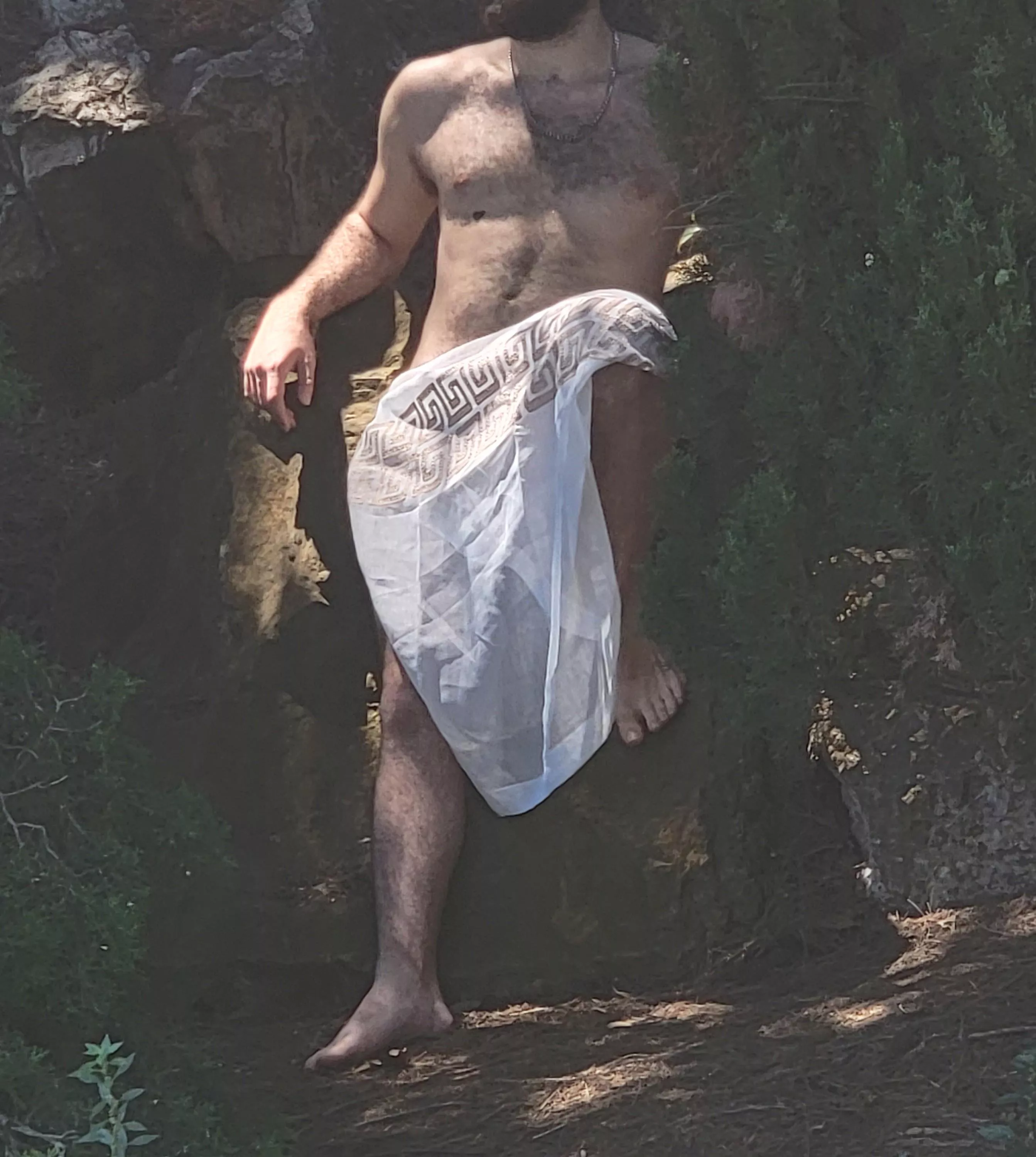 Would you go in the Roman baths with me?