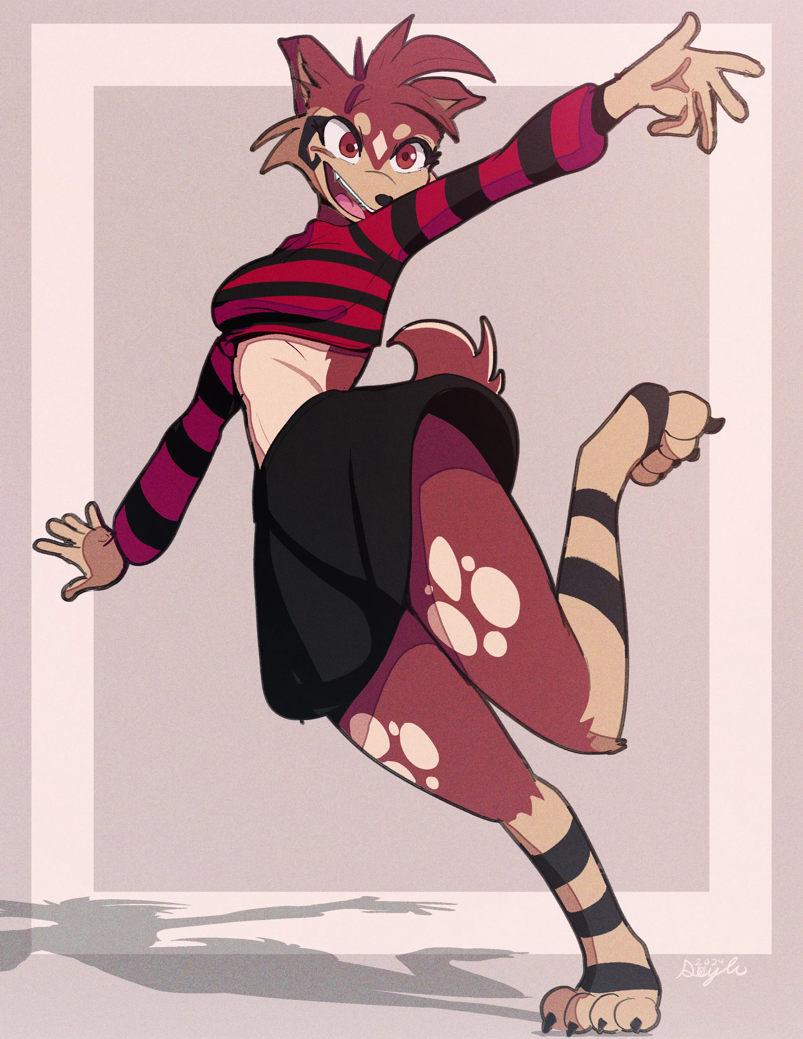 Artfight attack: Crunchy!