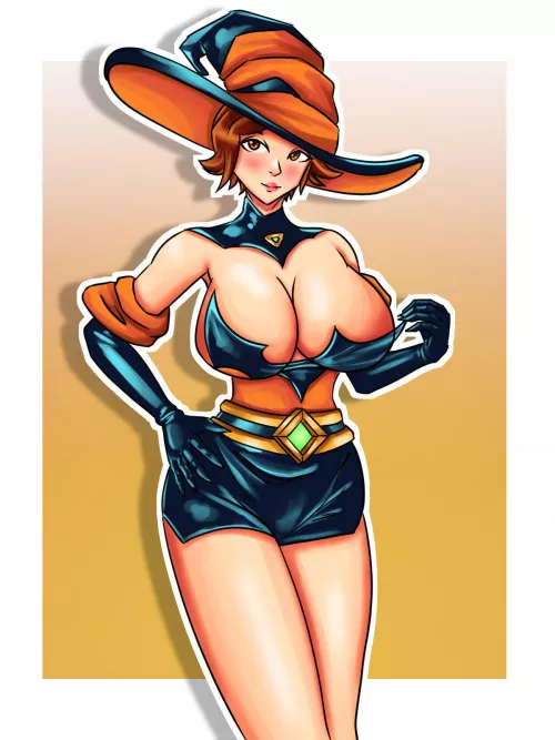 Bewitching Evie pinup
