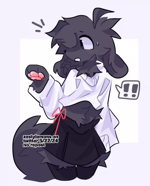 doggy! [ art by me @ zestylemonss on twitter ]