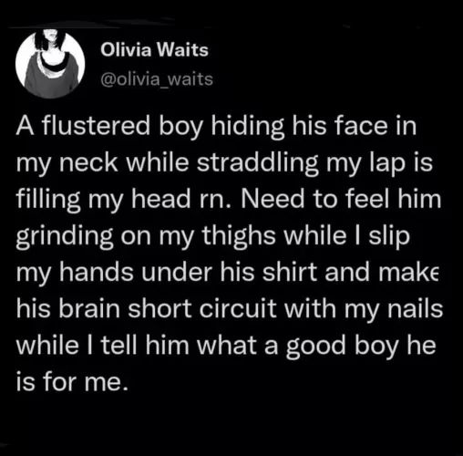Doing this to him would fix me