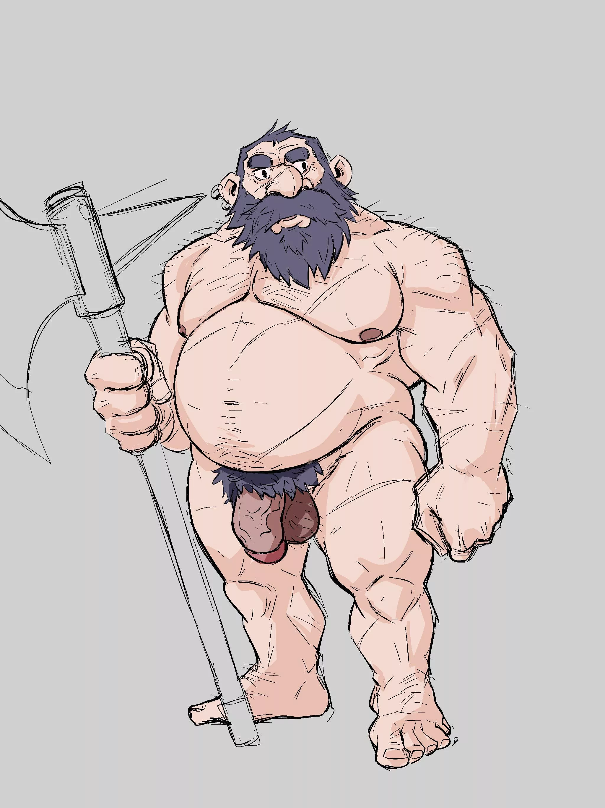 Dwarf at rest (my work @toxosalvaxe) 