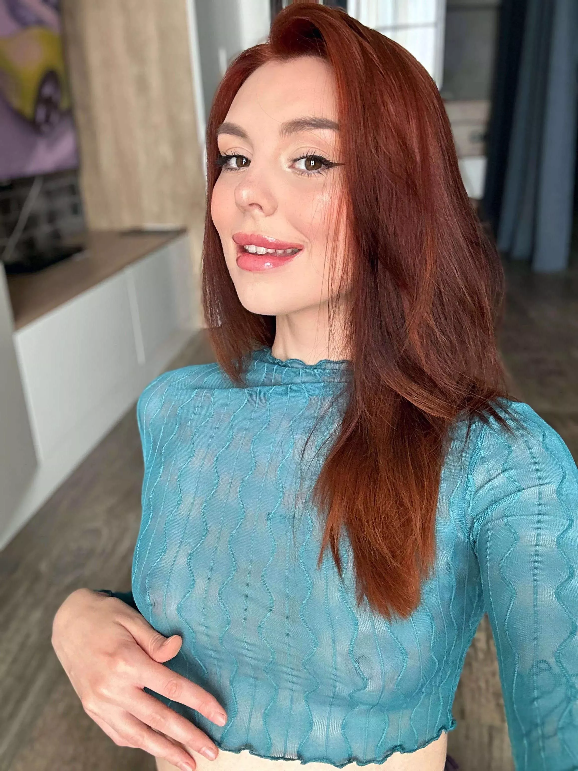 Here is an outtake to make you smile and make your dick hard