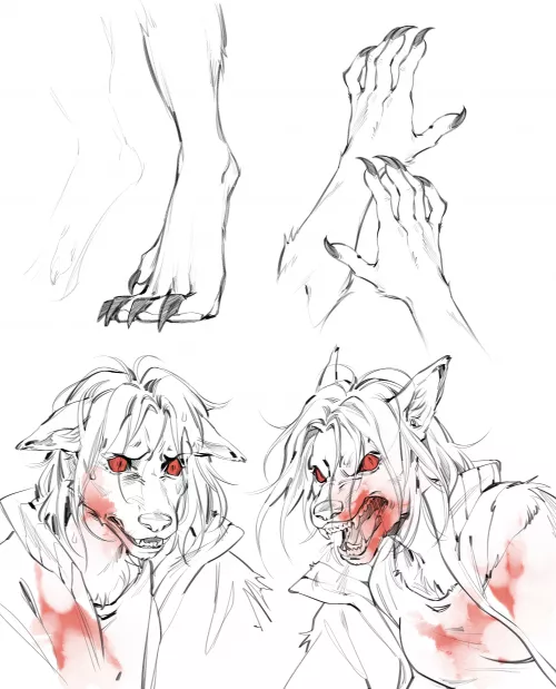 Hey everyone I want to announce that me and my friends are going to make the first original comic book that we're going to officially publish. This comic will be about an Alpha(My Werewolf OC) who gets enslaved in an underground werewolf fighting arena.