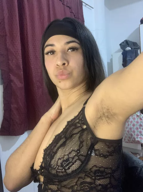 It is enough for me to have a man who adores my armpits as they are