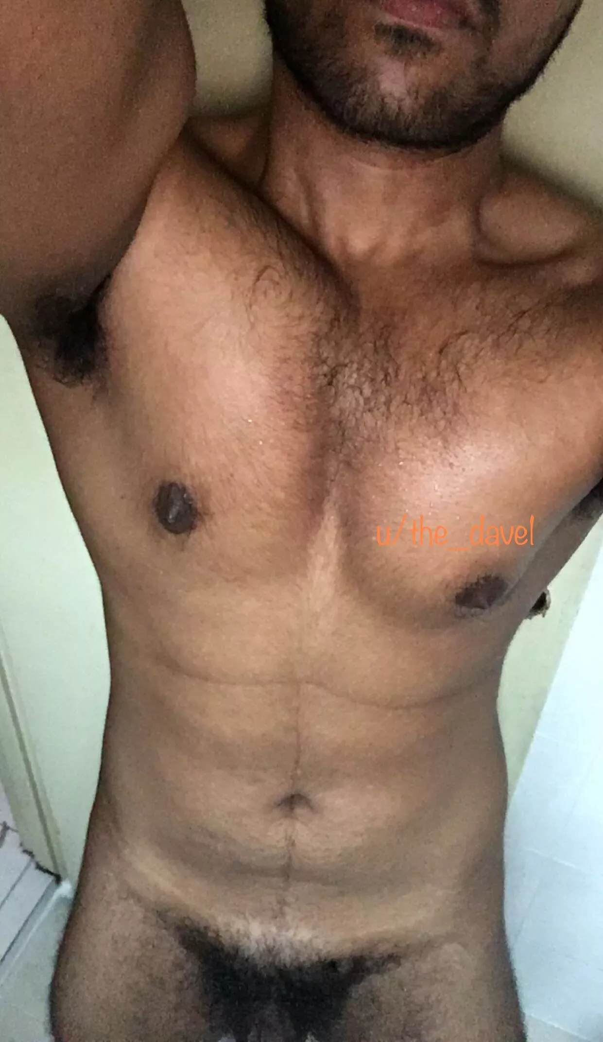 just some sweaty pits and pubes ;)