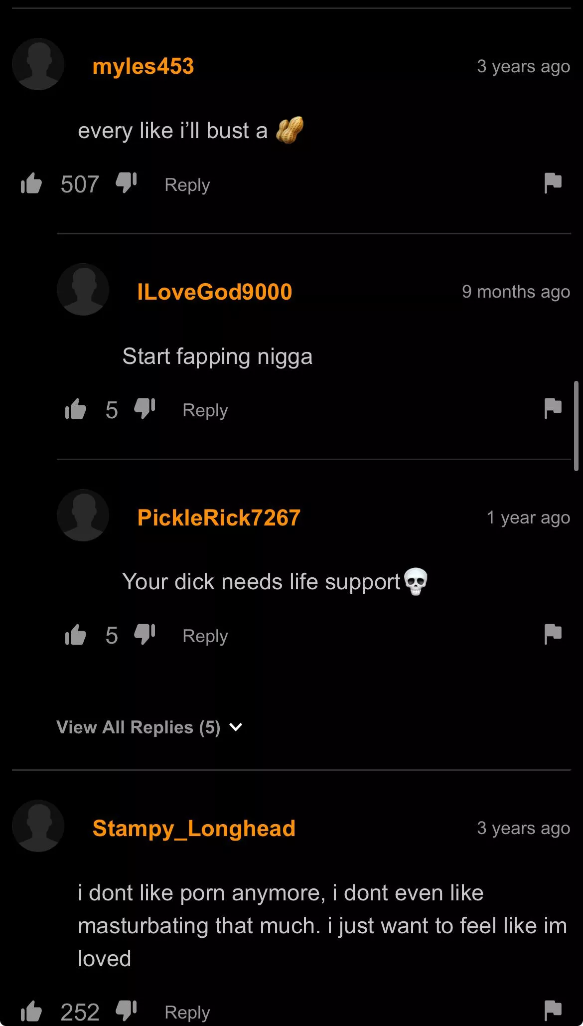 Life support dick