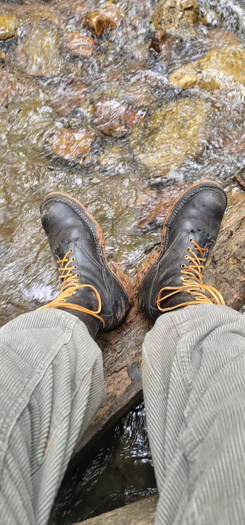 Nicks boots on an adventure! 