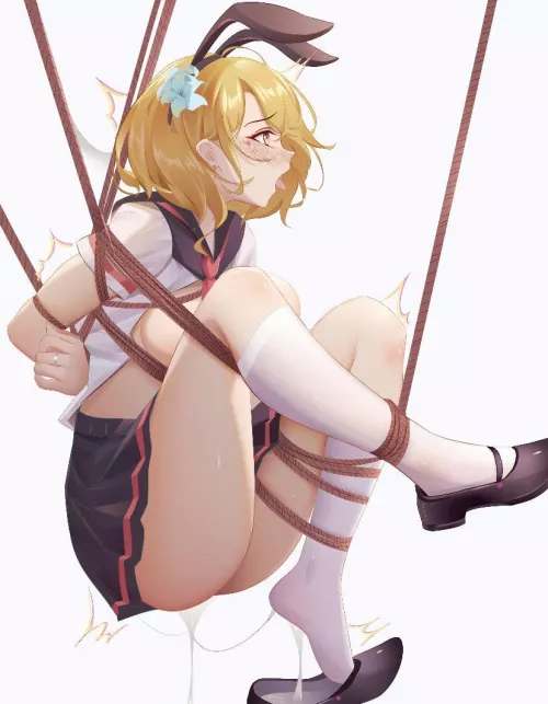 No way to escape the countless cocks about to ravage me