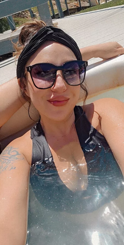 Relaxing in the Hot Springs 