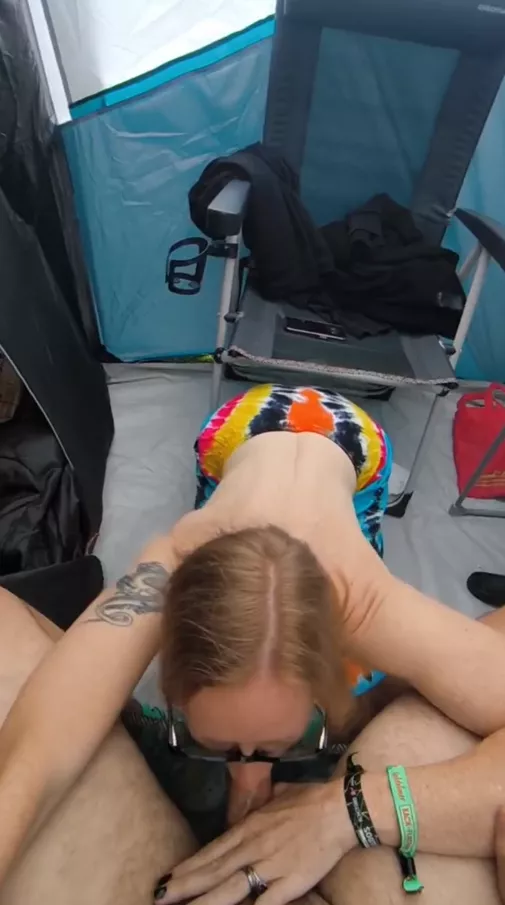 Southside Festival last weekend was caught in a downpour, so we had to occupy ourselves in our tent!