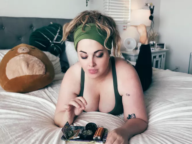 Sparking up after a long day