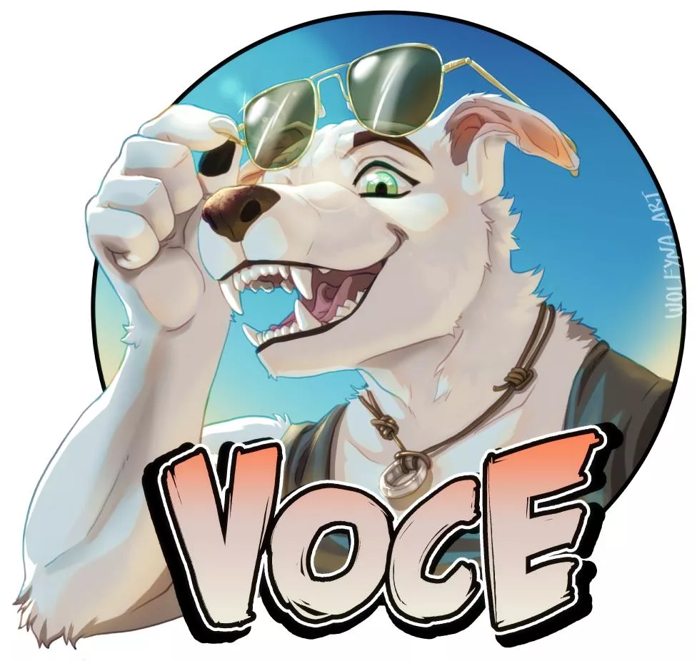 That's my very first badge commission and I couldn't be happier with the result!! ^o^ So now I gotta announce that I'm taking badge commissions as well! :3