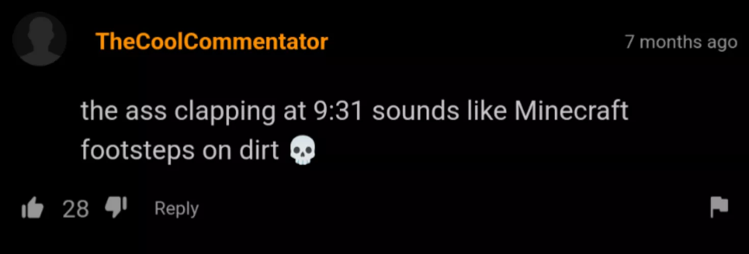 The funniest comment I've seen so far because it is 100% accurate lol