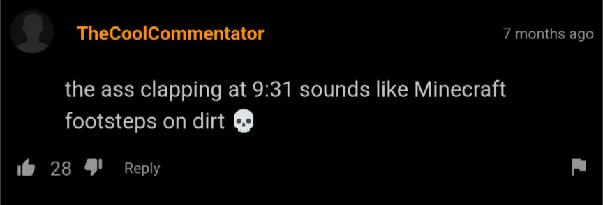 The funniest comment I've seen so far because it is 100% accurate lol