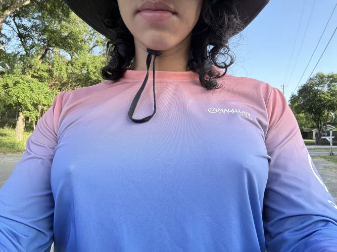 Thought this might fit here: just me super prepared on a summer walk lol