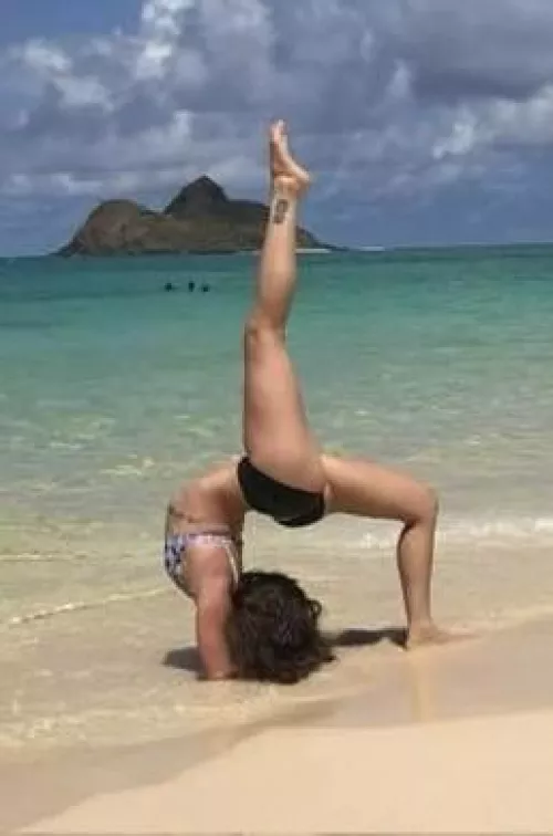 Yoga is key yo my flexibility 🥰