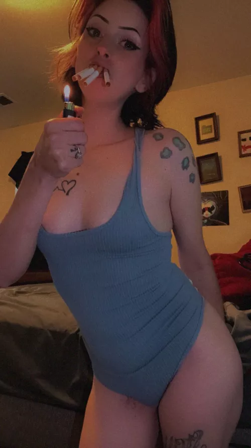 A cigaratte for me and all the guys whod want to fuck me